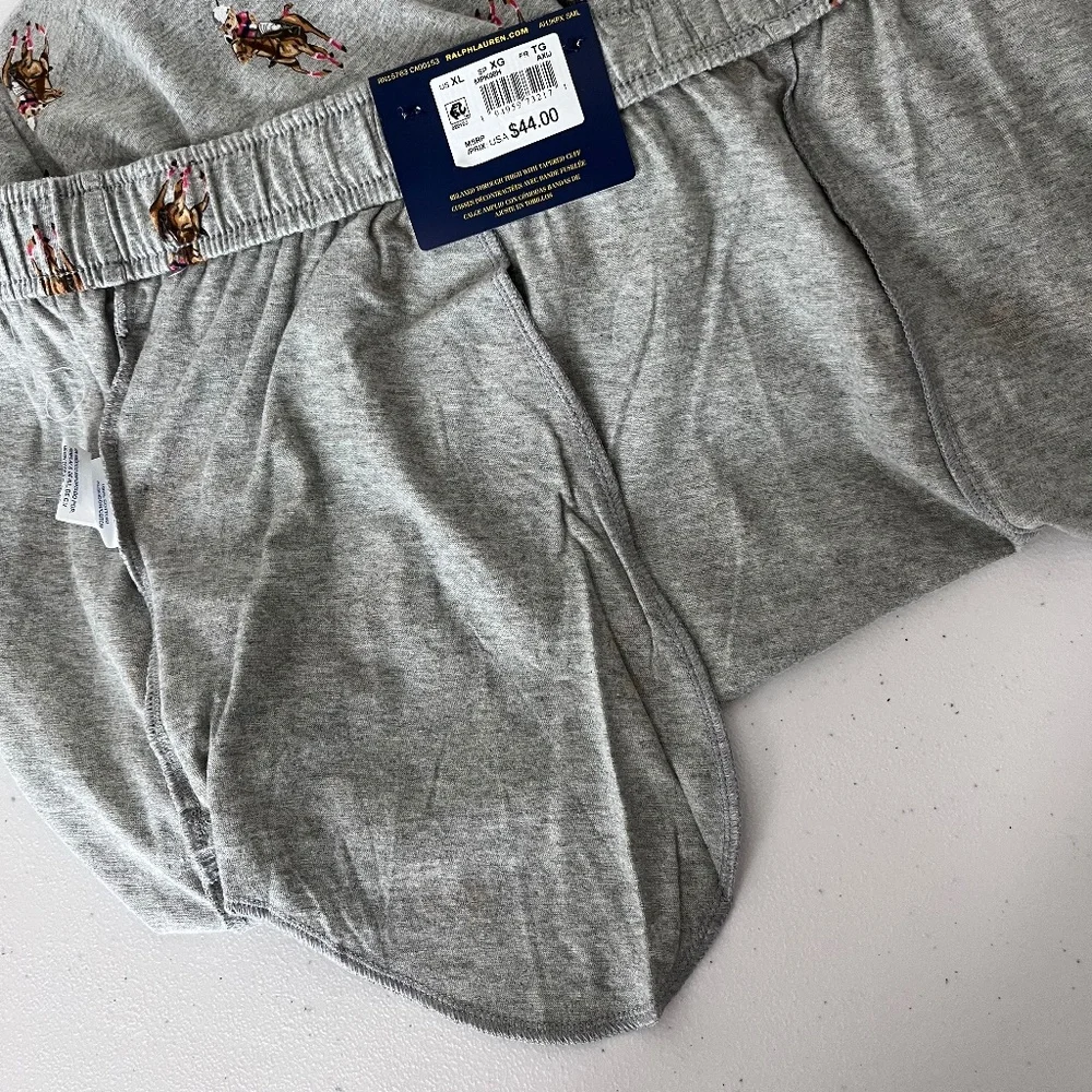 Polo Ralph Lauren Men’s Knit Allover Logo Jogger Pajama Pants size XL